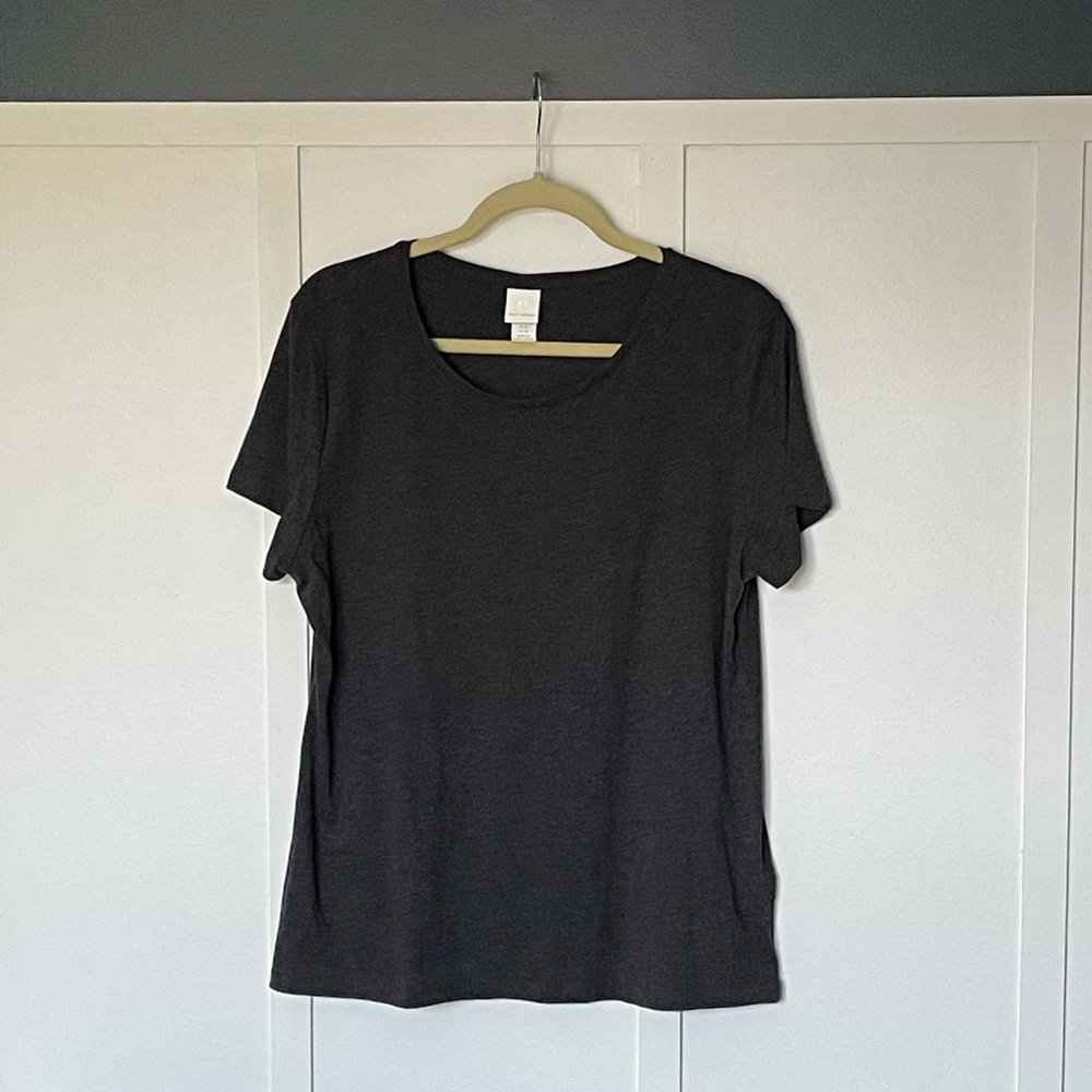 H&M Basic Charcoal Gray T-Shirt